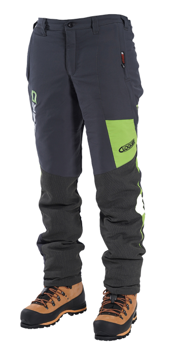 clogger zero chainsaw protective pants side view