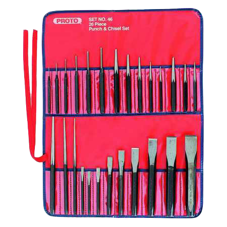 26 Pc. Punch And Chisel Set