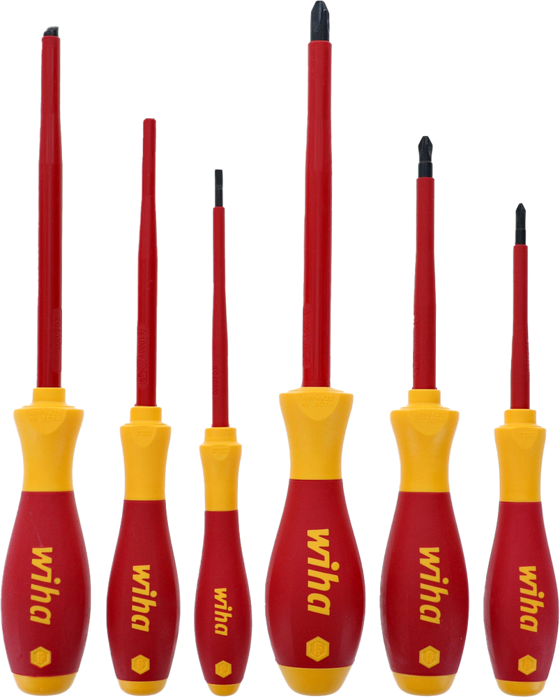Insulated Screwdriver Set, Slotted/Phillips