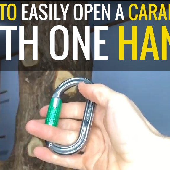Easily Open Your Climbing Carabiner with These Tips