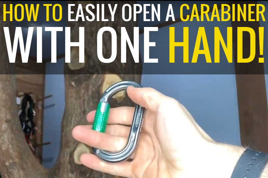 Easily Open Your Climbing Carabiner with These Tips