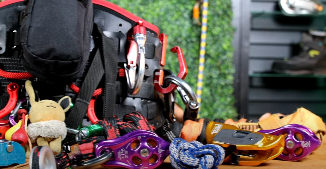 A Look at Abdon's Tree Climbing Harness Setup — Bartlett Arborist Supply