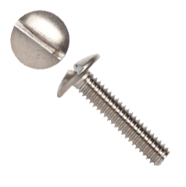 Stainless Steel Slotted Truss Head Machine Screw