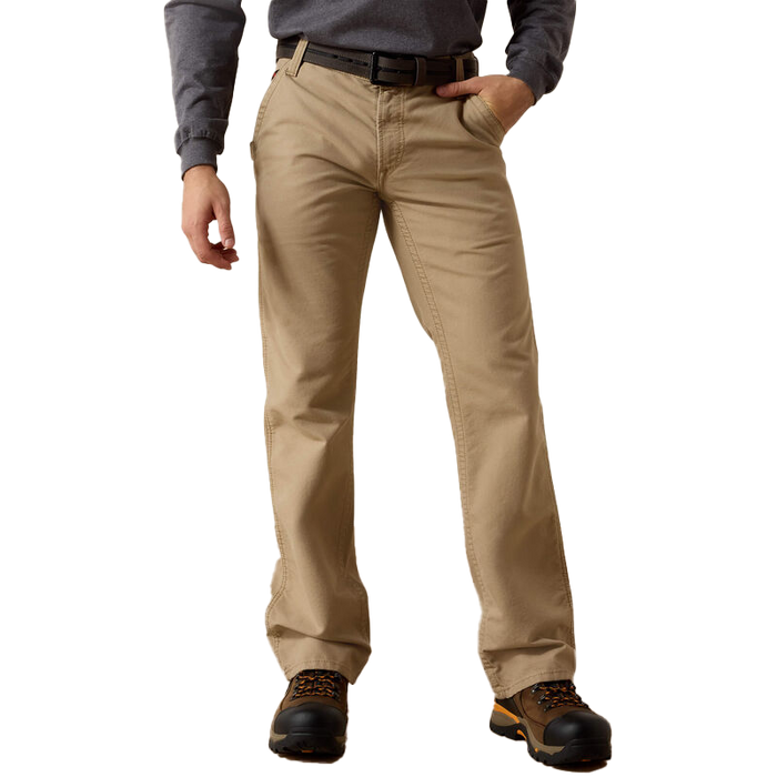 Ariat FR M4 Relaxed Workhorse Boot Cut Pant Khaki