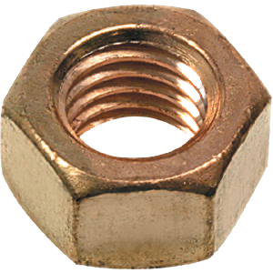 1/2"-13 Silicon Bronze Finished Hex Nut