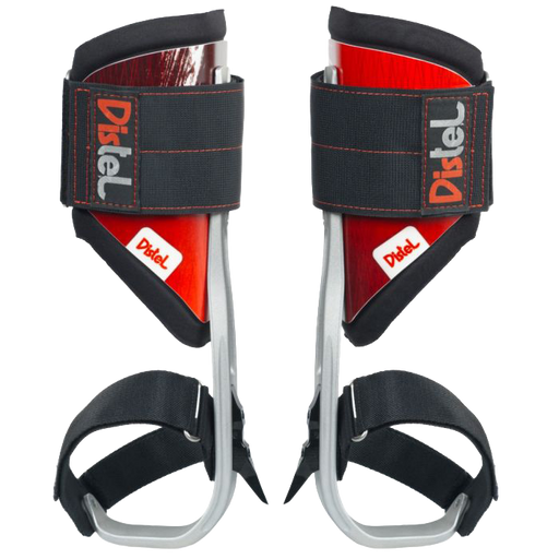 Distel Aluminum Tree Climbing Spurs with Pads Plus and PTFE Gaffs