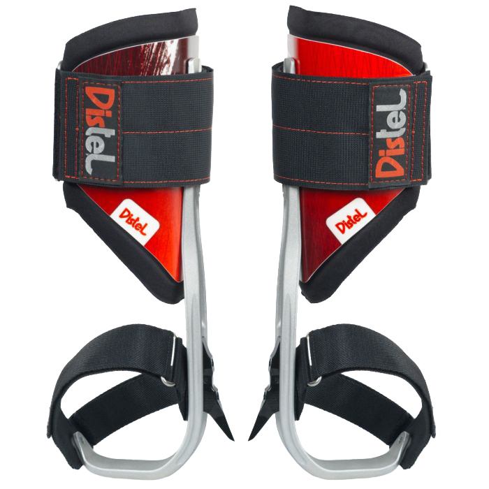 Distel Aluminum Tree Climbing Spurs with Pads Plus and PTFE Gaffs