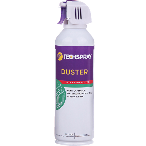 TECHSPRAY Ultra Pure Duster, Cleaner, Aerosol, 10 OZ (296ml), Non-Flammable, 1671 Series