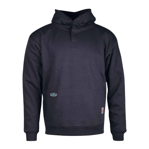 Arborwear FR Double Thick Hooded Pullover Sweatshirt Navy Blue