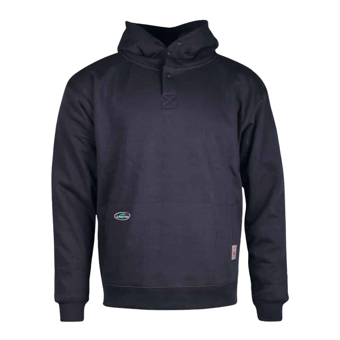 Arborwear FR Double Thick Hooded Pullover Sweatshirt Navy Blue