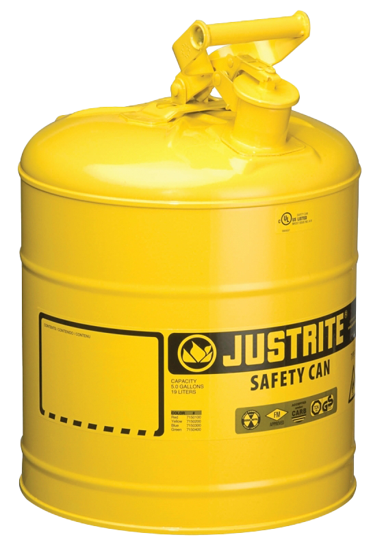 Justrite 5 Gallon Steel Safety Can