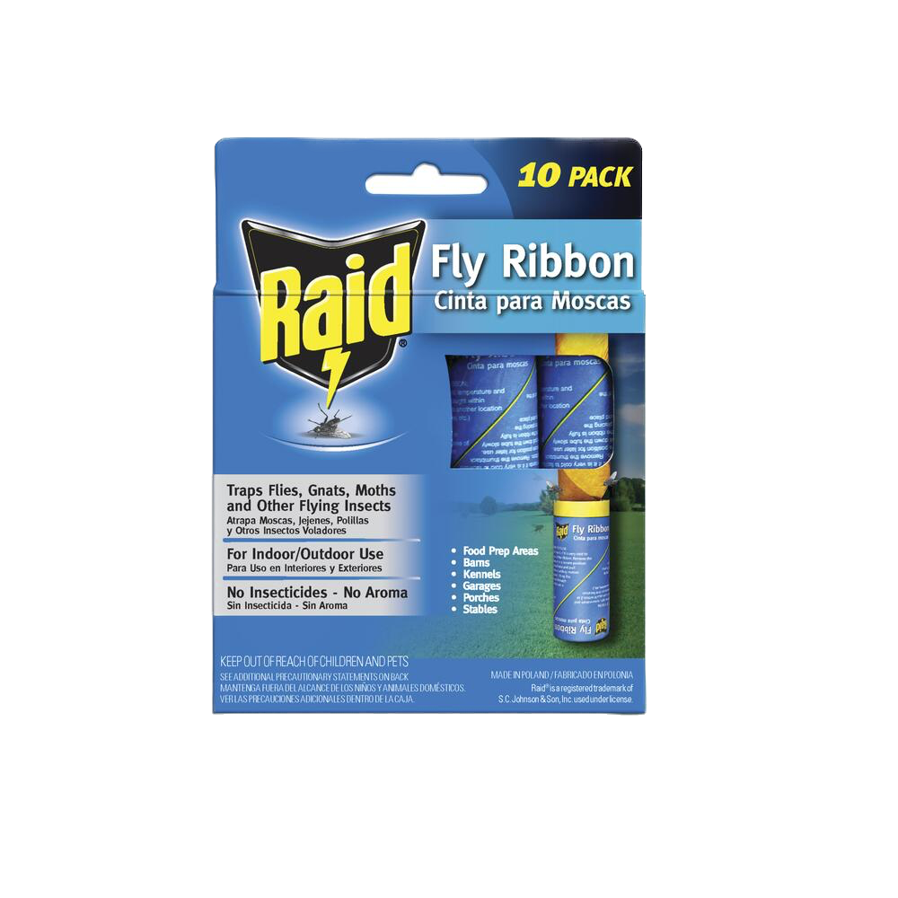 RAID Fly Ribbon Trap (10 Pack)