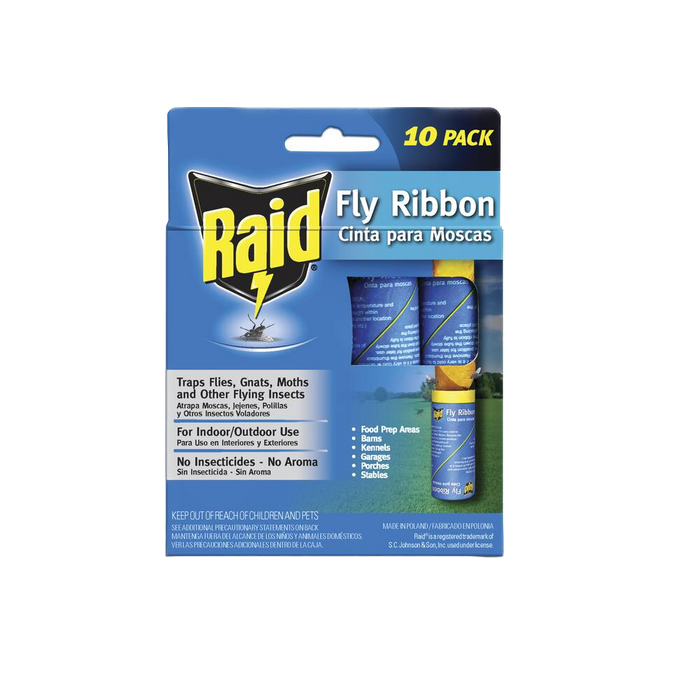 RAID Fly Ribbon Trap (10 Pack)