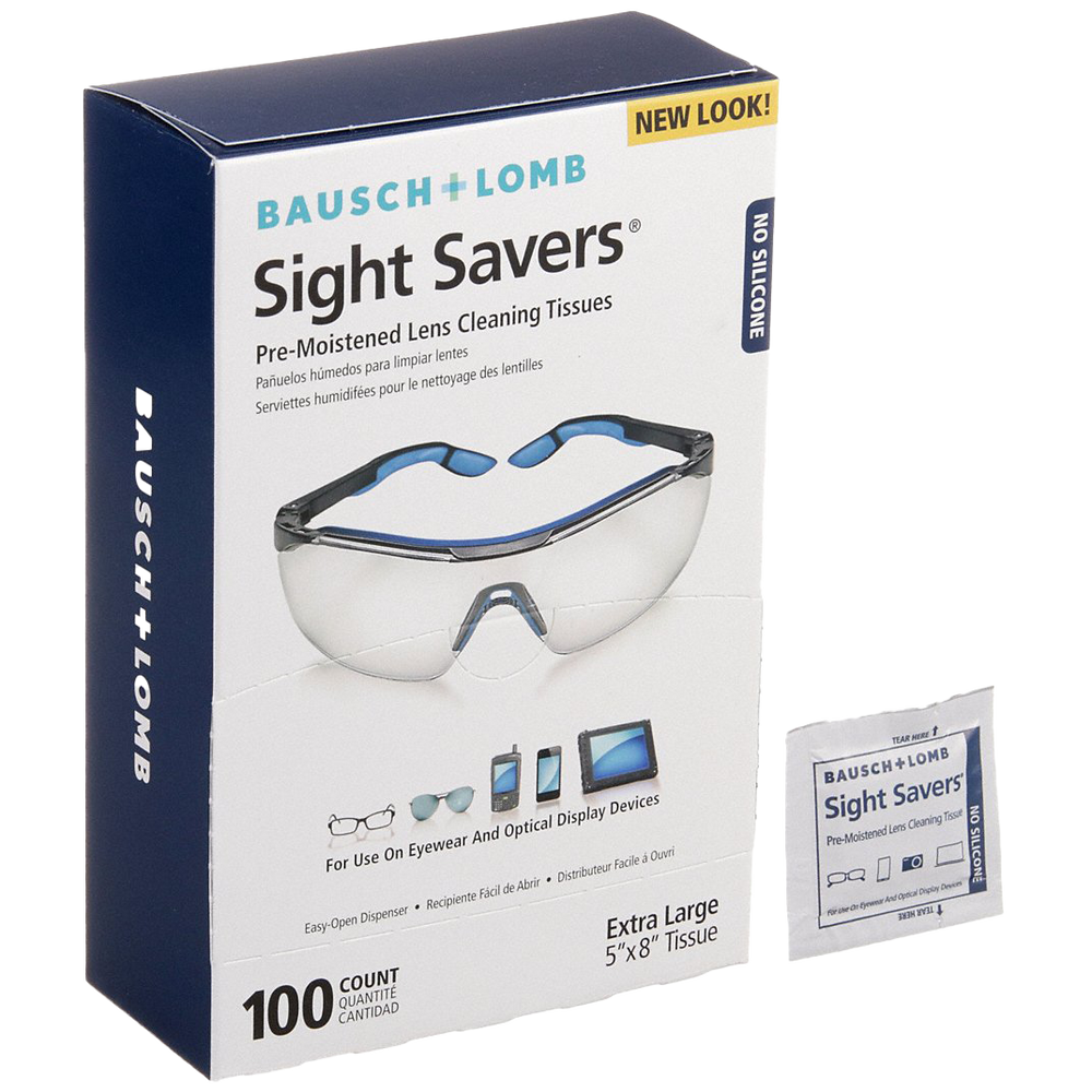 BAUSCH & LOMB Anti-Fog Towelette Cleaning Lens