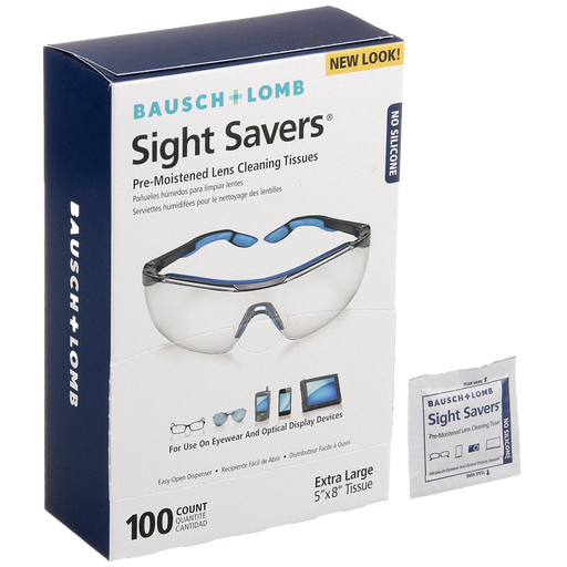 BAUSCH & LOMB Anti-Fog Towelette Cleaning Lens