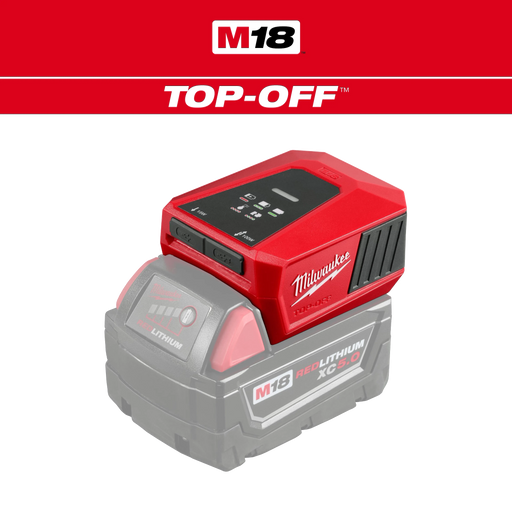 Milwaukee M18 Top Off Charger & Power Supply