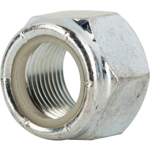 Zinc Plated Steel Lock Nut With Nylon Insert