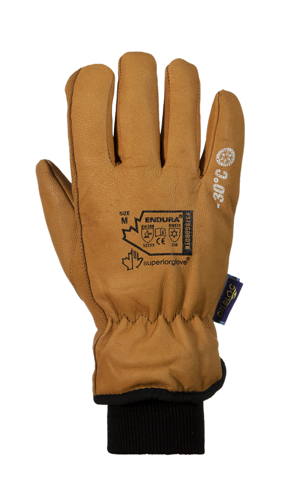 Puncture Resistant Extreme Cold Leather Winter Gloves — Bartlett Puncture Resistant Extreme Cold Leather Winter Gloves — Bartlett