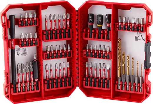 WAKO'S DRILL 200ml 4本セット SHOCKWAVE Impact Duty™ Drill & Drive Set - 60PC — Bartlett