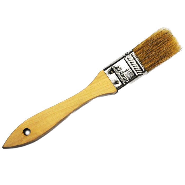 WEILER Brush Paint 1in Wood Handle