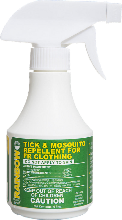 RAINBOW TECHNOLOGY CORPORATION Repellent Tick/Mosquito for FR Clothing