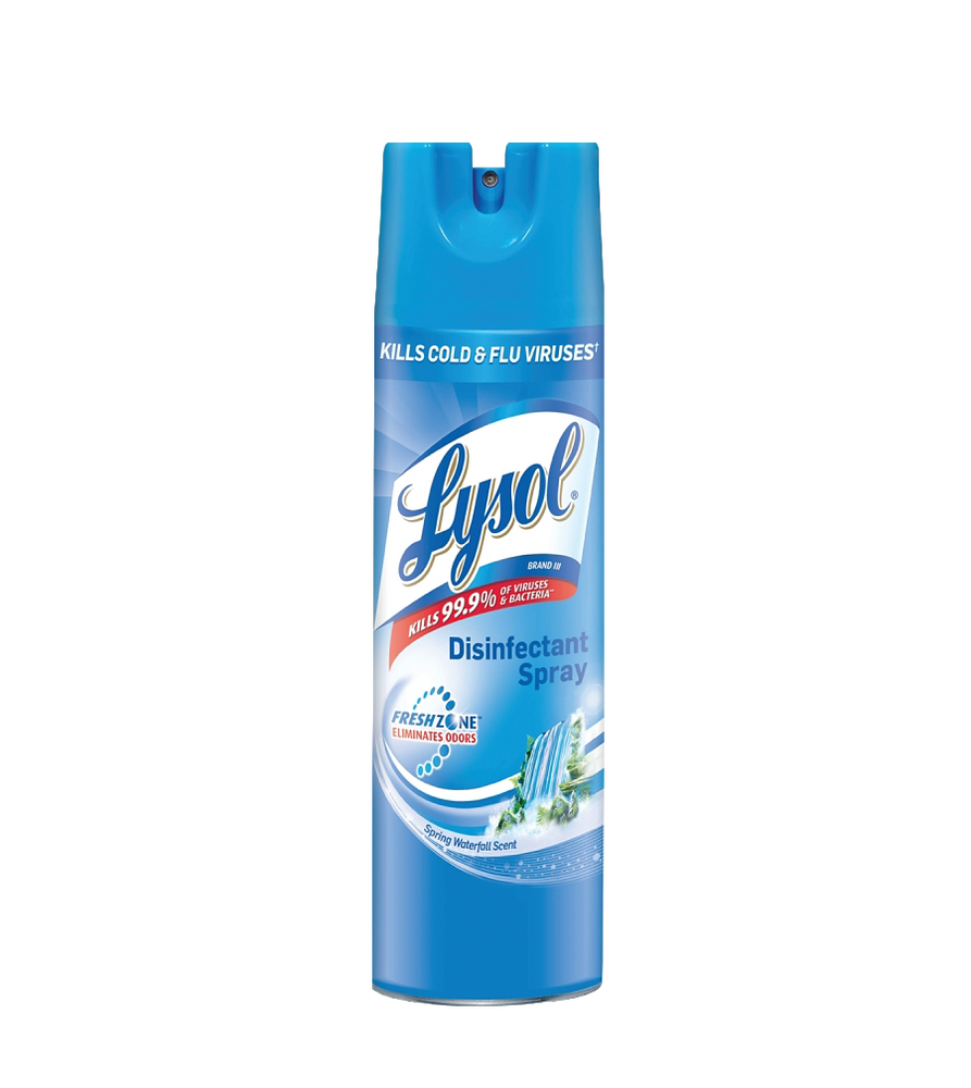 Lysol 79326 Disinfectant Spray 19 oz Spring Waterfall