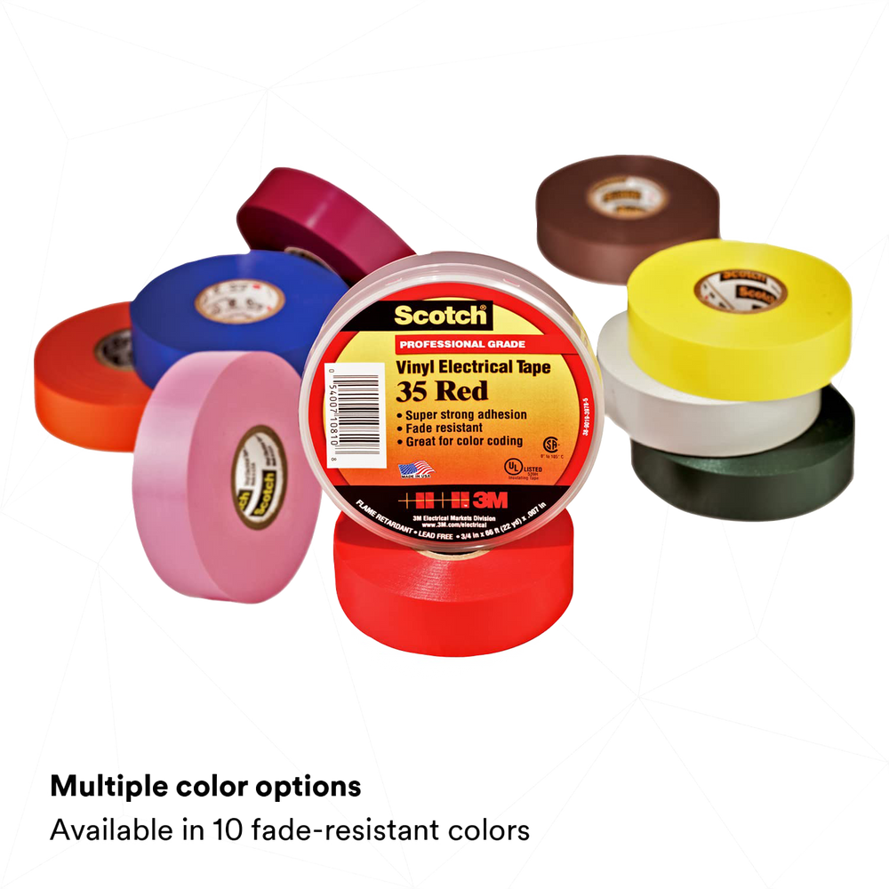 3M Electrical Vinyl Tape 3/4 IN (1 Roll)