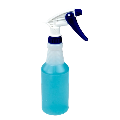 16 oz. Natural HDPE Round Spray Bottle