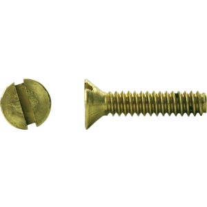 Slotted Flat Head Brass Machine Screw