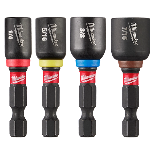 SHOCKWAVE Impact Duty™ 1-7/8" Magnetic 4PC Nut Driver Set