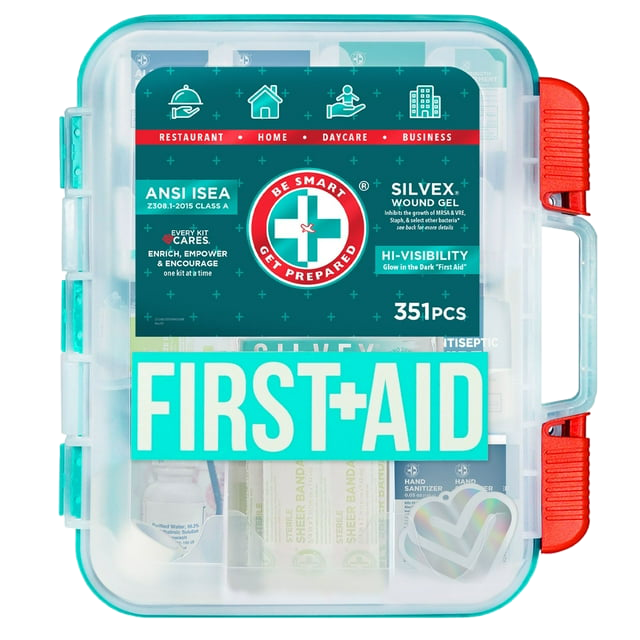 Be Smart Get Prepared First Aid Kit OSHA/ANSI, 351 ct.
