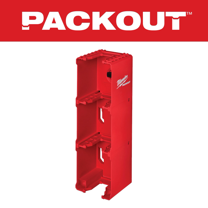 Milwaukee PACKOUT M18 Battery Rack 48-22-8339 4-Battery Clip-In Wall Plate Compatible