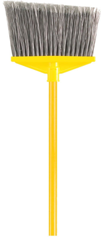 13in Angle Broom with Lacquered Wood Handle