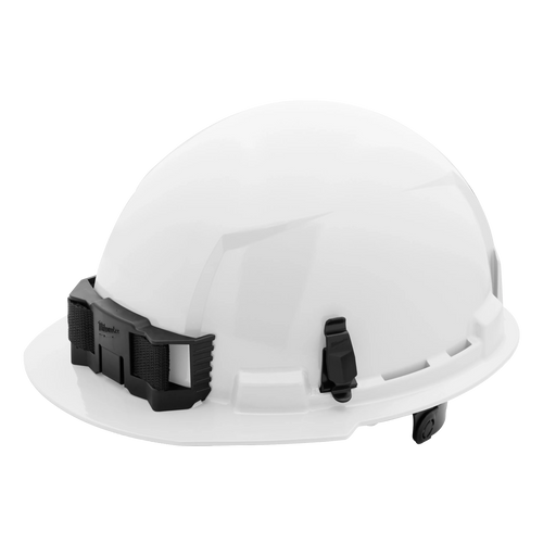 Milwaukee BOLT™ White Front Brim Hard Hat w/6pt Ratcheting Suspension (USA) - Type 1, Class E