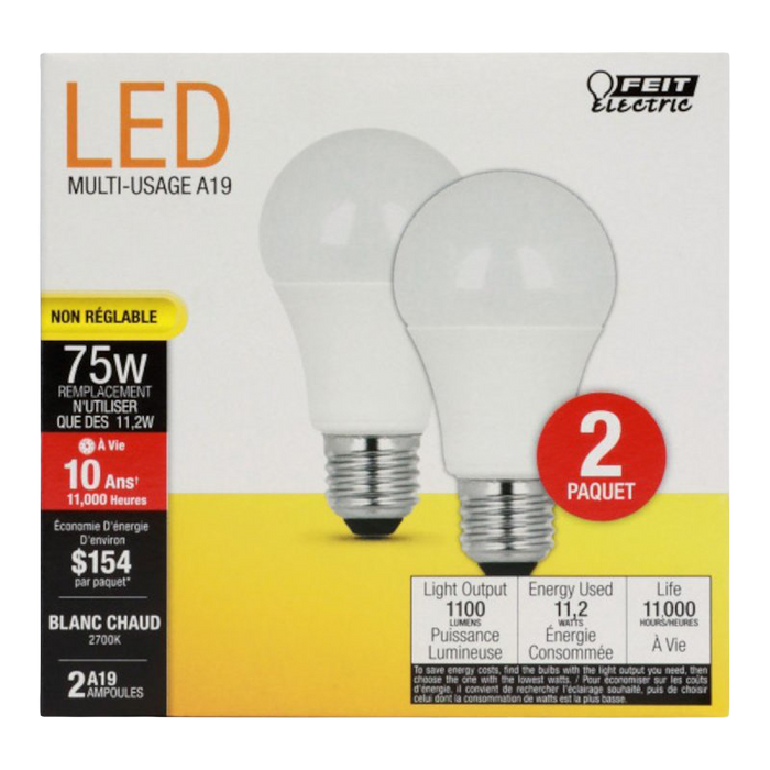 75W Equivalent LED Light Bulbs