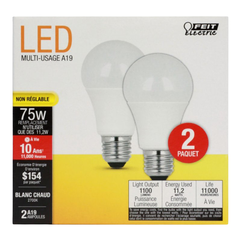 75W Equivalent LED Light Bulbs