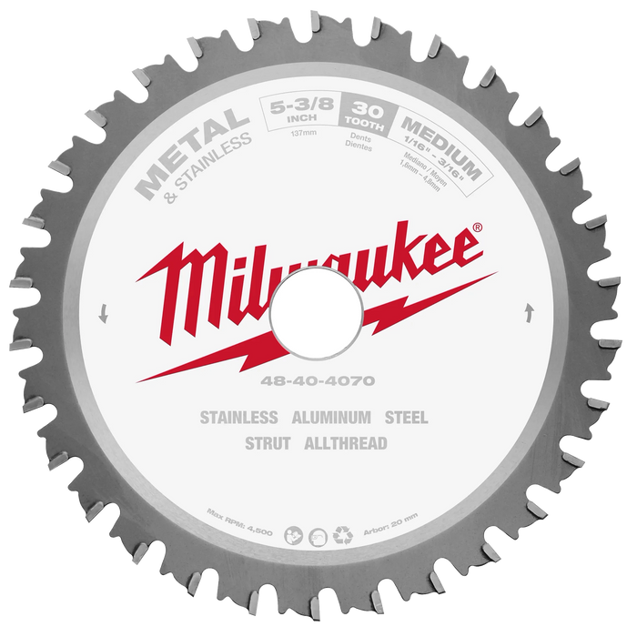 Metal cutting circular saw blade 5-3/8"