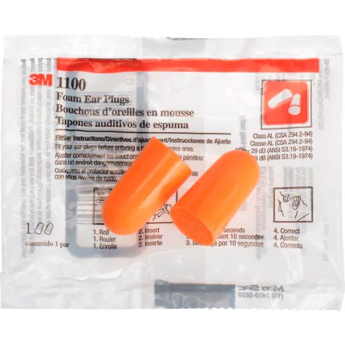 3M 1100 Series Ear Plugs