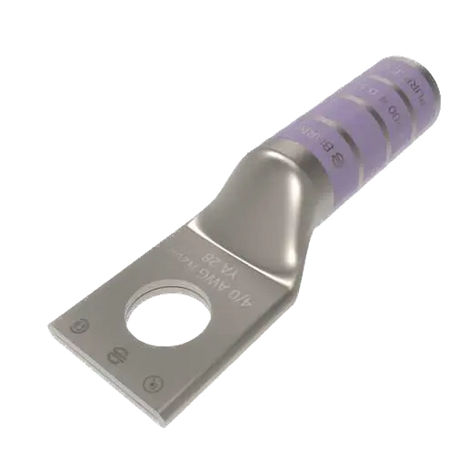 BURNDY Lug 4.0 Cu 1 Hole Long