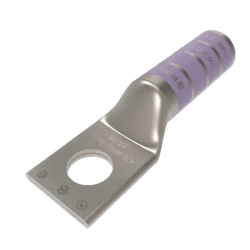 BURNDY Lug 4.0 Cu 1 Hole Long