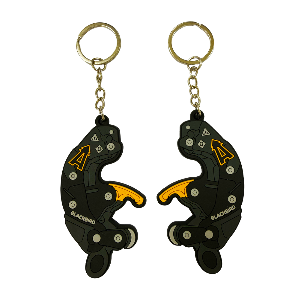 ART Blackbird Keychain with Bartlett A