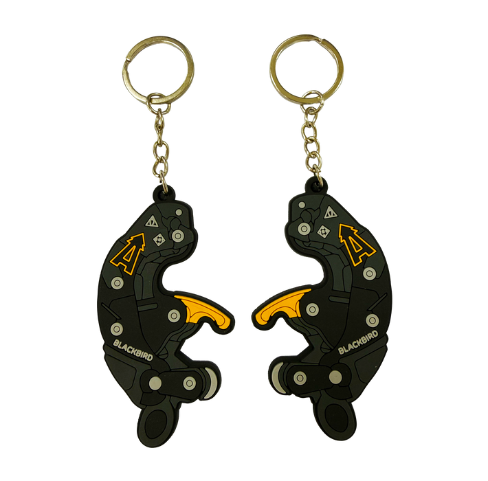 ART Blackbird Keychain with Bartlett A