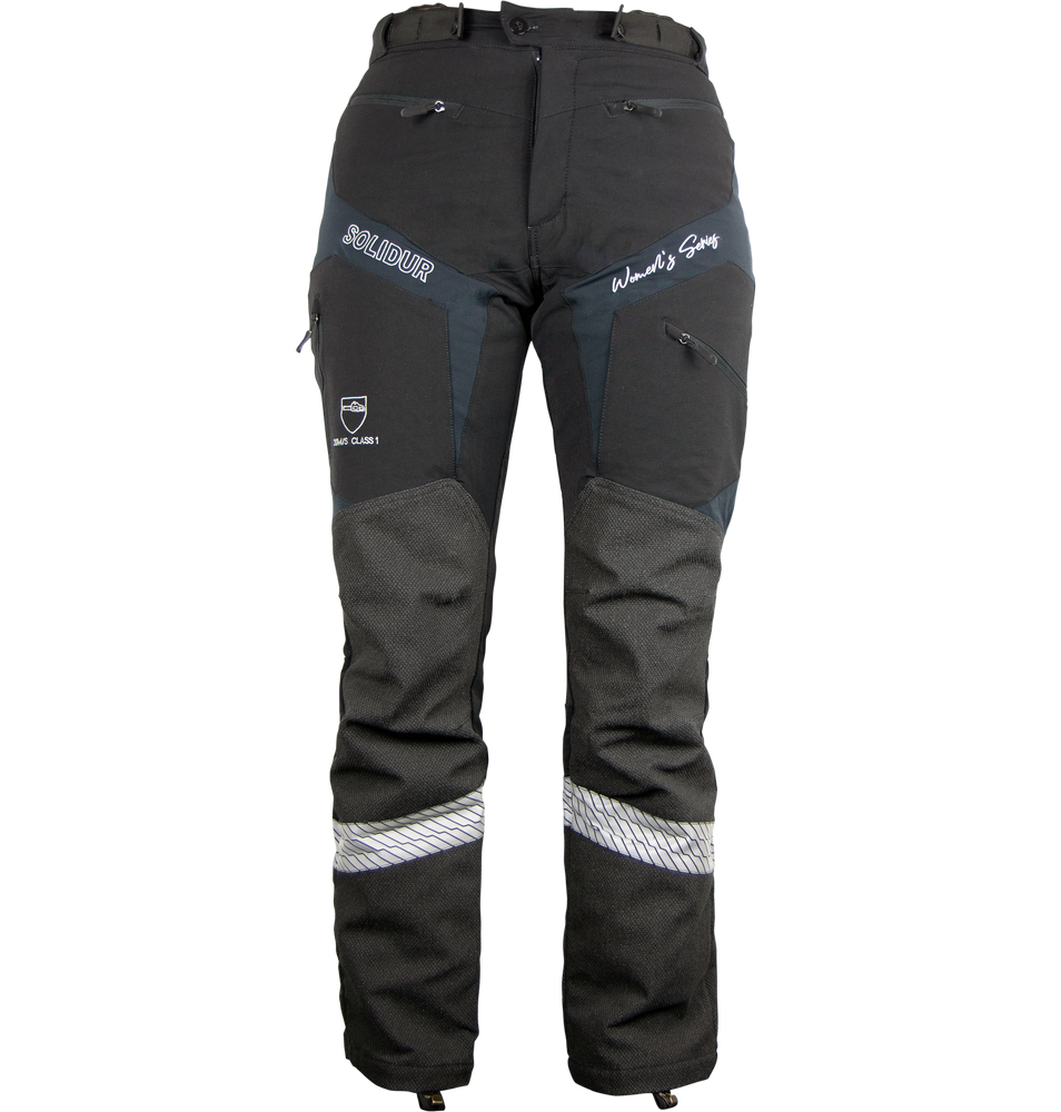 Solidur Woman's Limited Edition Black Climb Chainsaw Pants