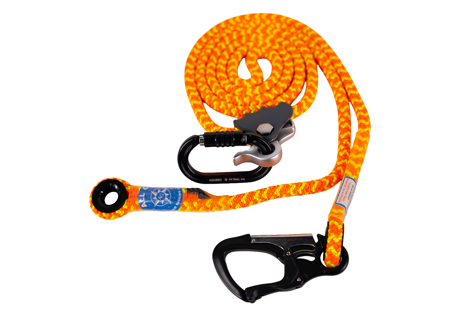 All Gear Positioning Lanyard With Rope Grab