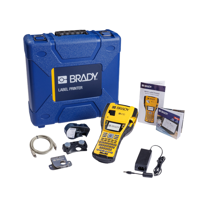 Brady M410 Handheld Label Printer with Accessories Kit