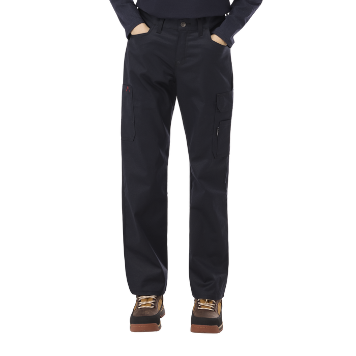 Bulwark Women's FR Flex Utility Pants Navy Stretch Ripstop
