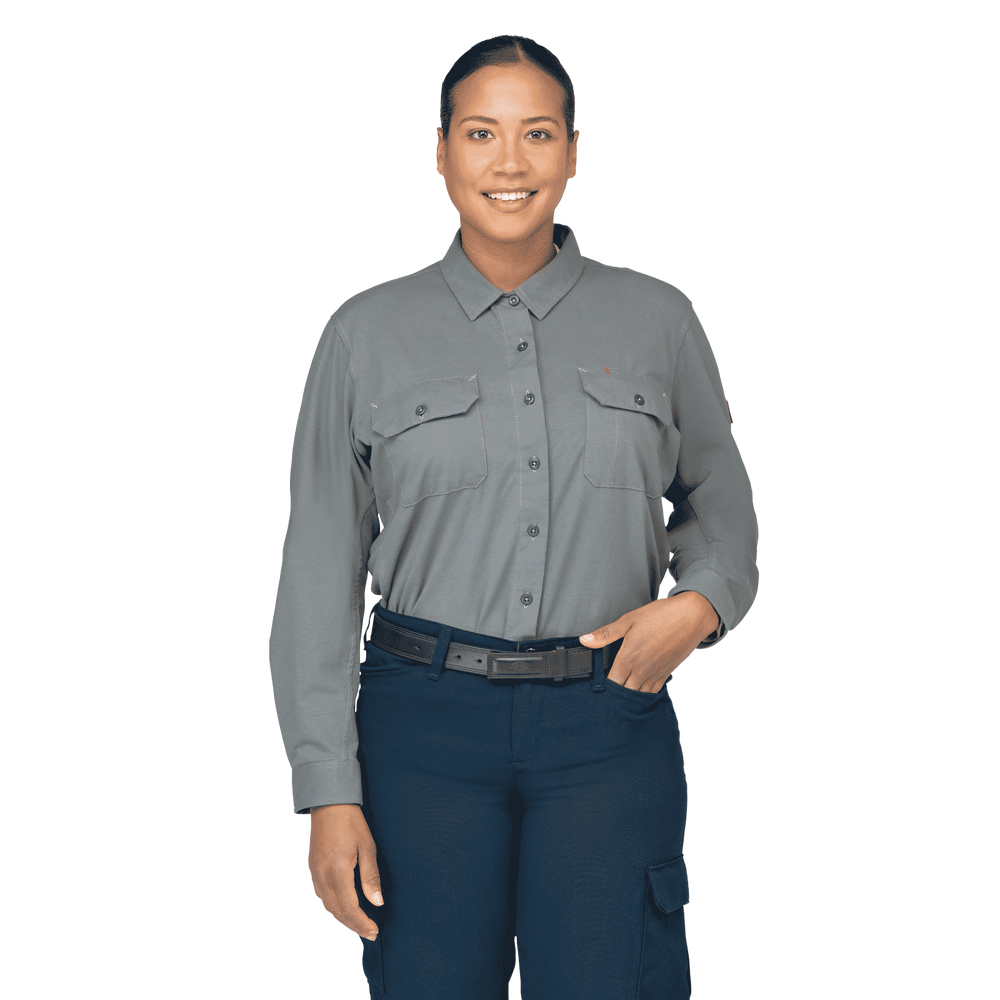 Bulwark Women's FR Flex Knit Button-Down Shirt
