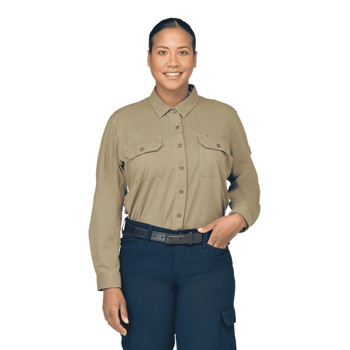 Bulwark Women's FR Flex Knit Button-Down Shirt