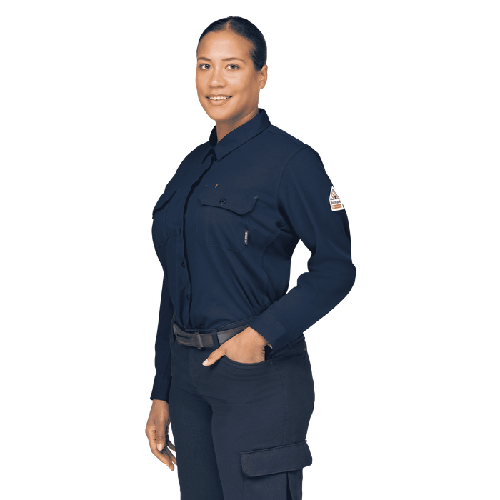 Bulwark Women's FR Flex Knit Button-Down Shirt