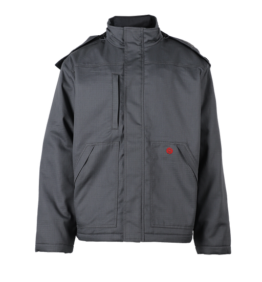 NKE FR Ripstop Insulated Jacket – CAT 3, NFPA 2112, Grey (NKIJ-RP-6001-GY)